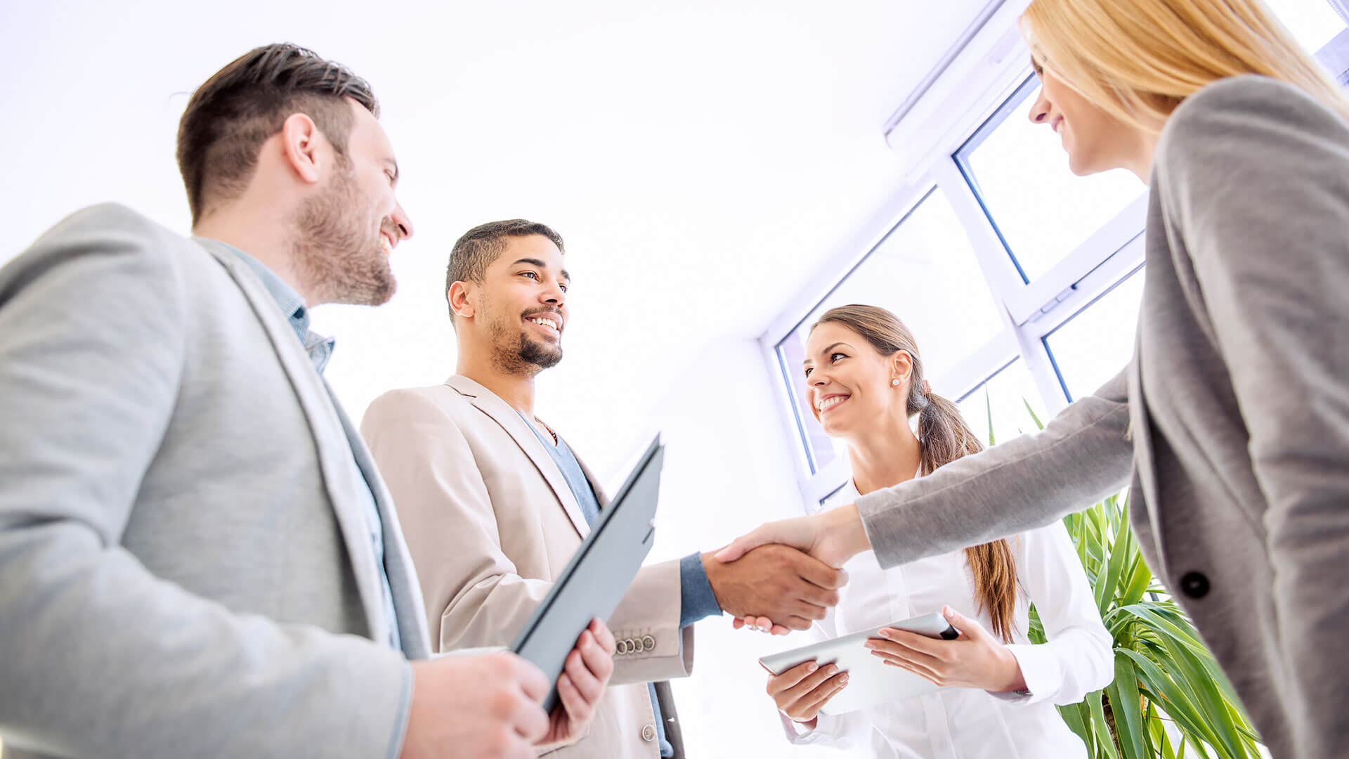 Handshake Between Two Business Executives