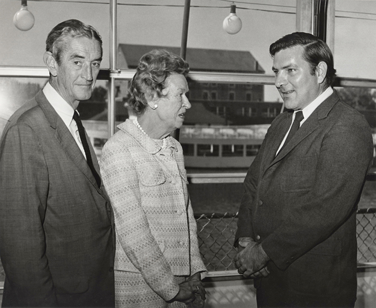 John Jack Carrott With Elizabeth Williams And Francis Keegan 1970